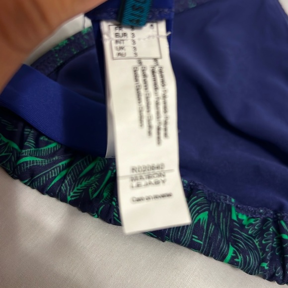 Maison Lejaby Sierra Nevada printed triangle bikini top & low-rise bikini briefs - Picture 12 of 12